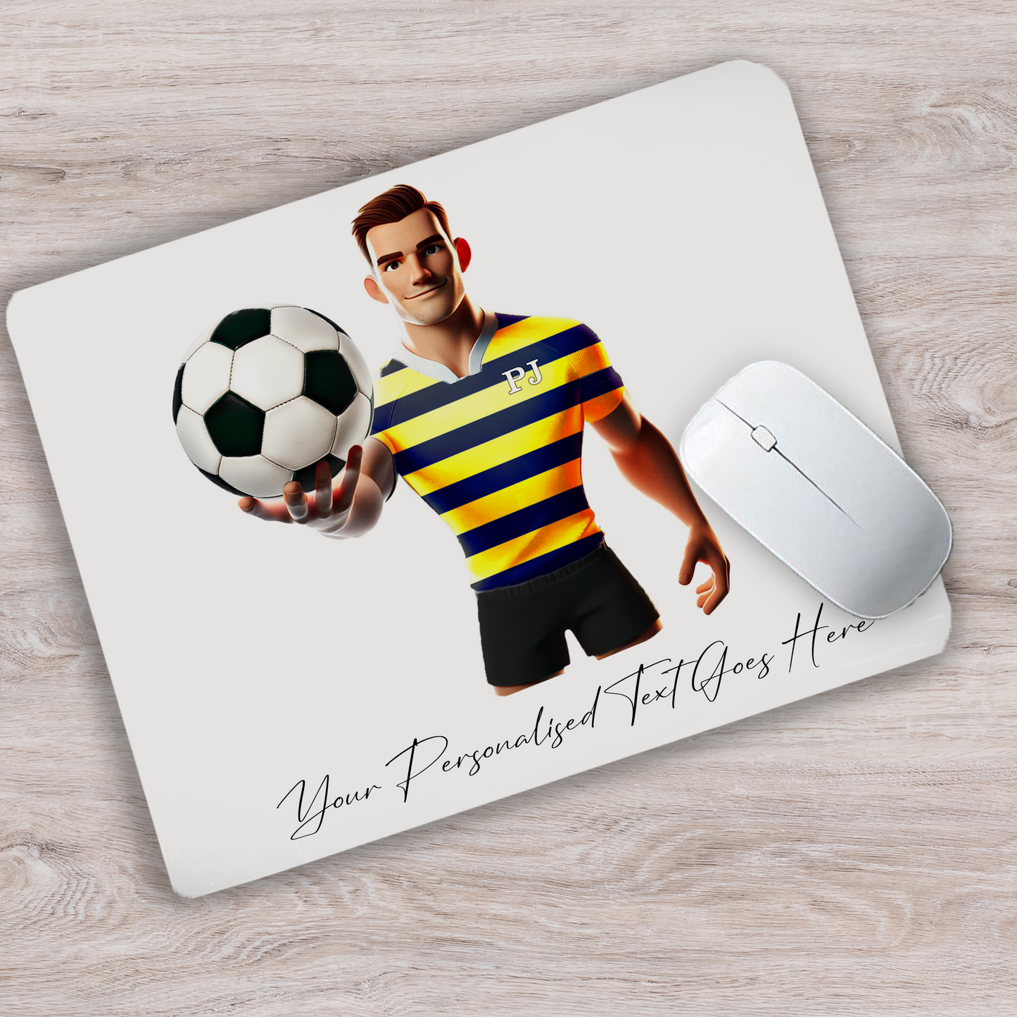 Personalised Football Team Shirt Creator - Mouse Mat