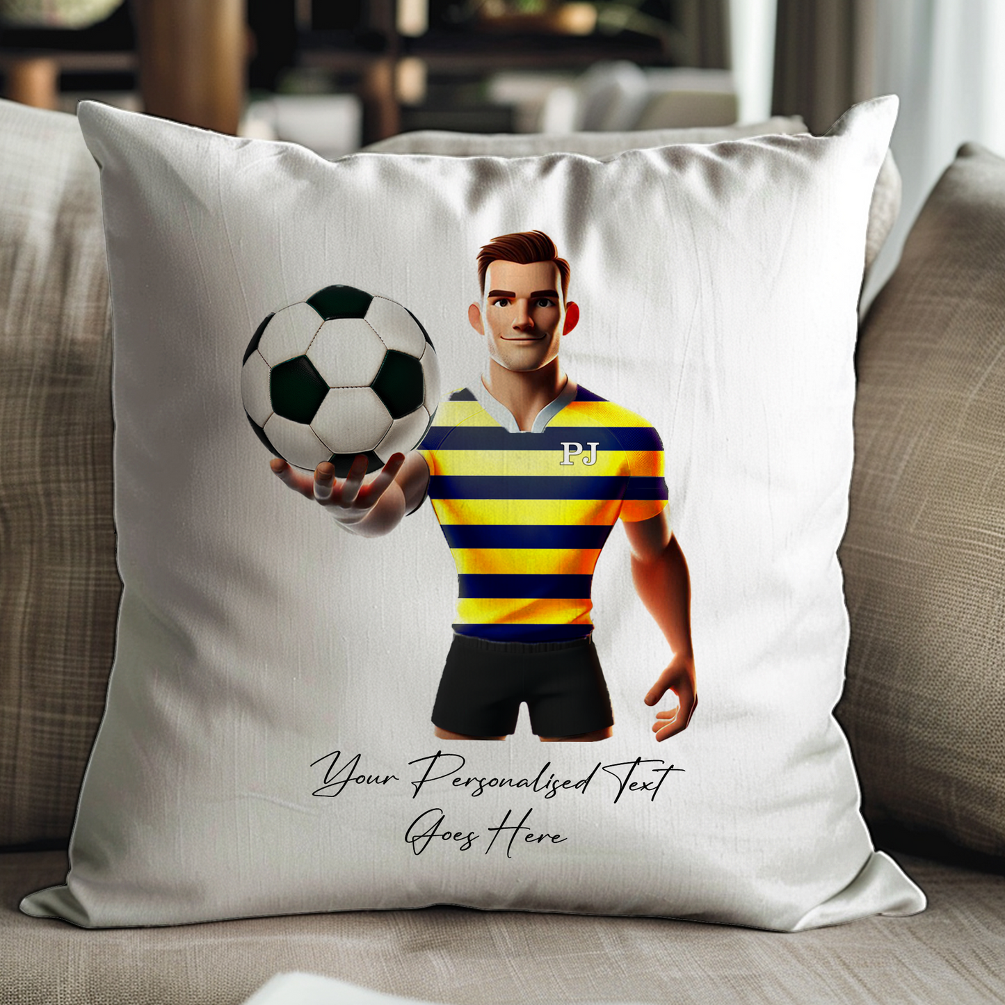 Personalised Football Team Shirt Creator - Cushion