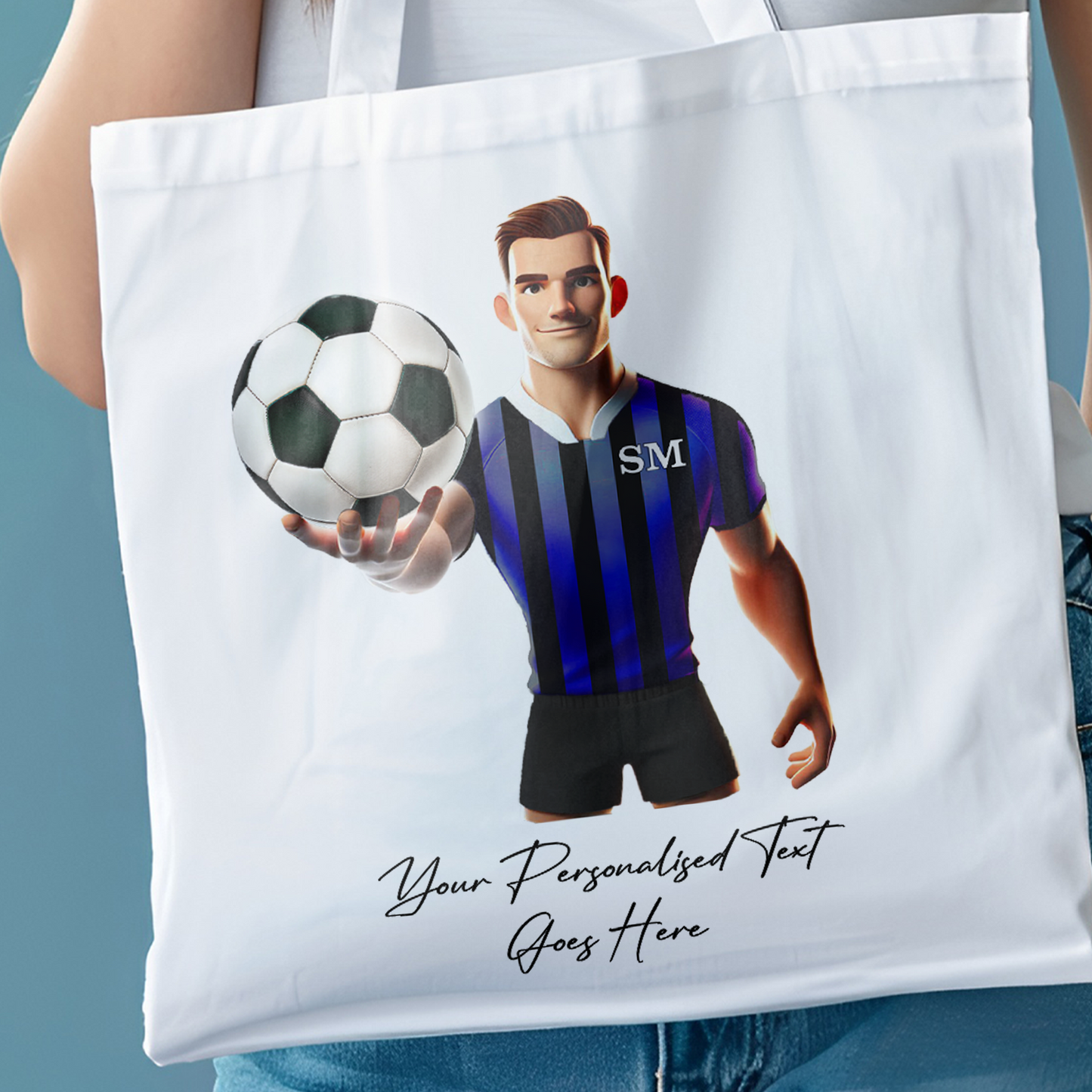 Personalised Football Team Shirt Creator - Tote Bag