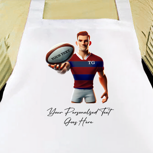 Personalised Rugby Team Shirt Creator - Apron