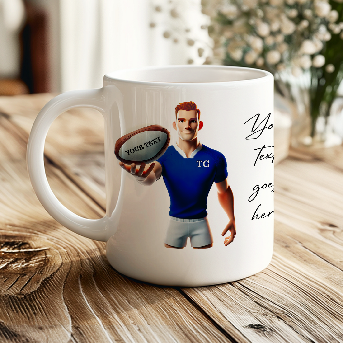 Personalised Rugby Team Shirt Creator - Mug