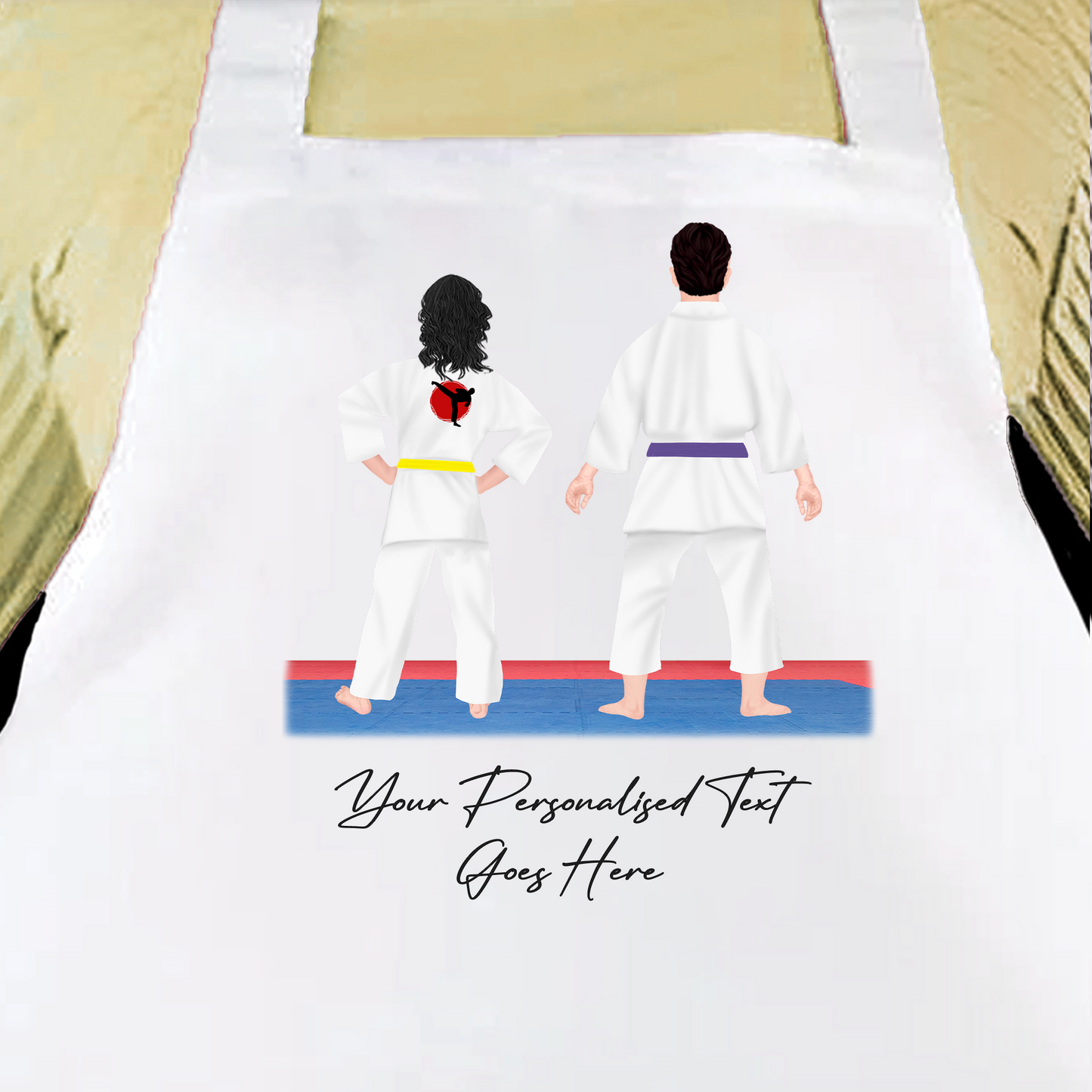 Personalised Karate, Judo, Ju Jitsu, Taekwondo Martial Arts Gi Creator - Apron - 2 People