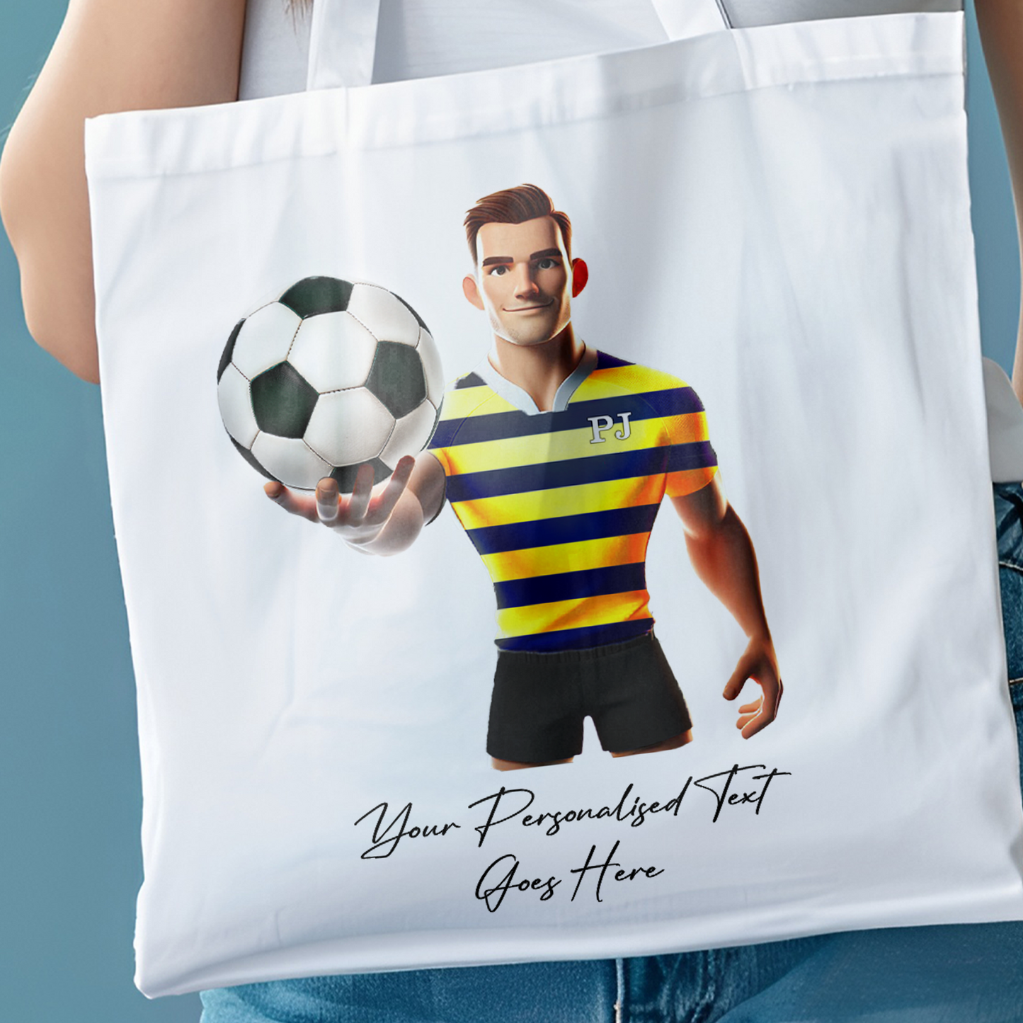 Personalised Football Team Shirt Creator - Tote Bag