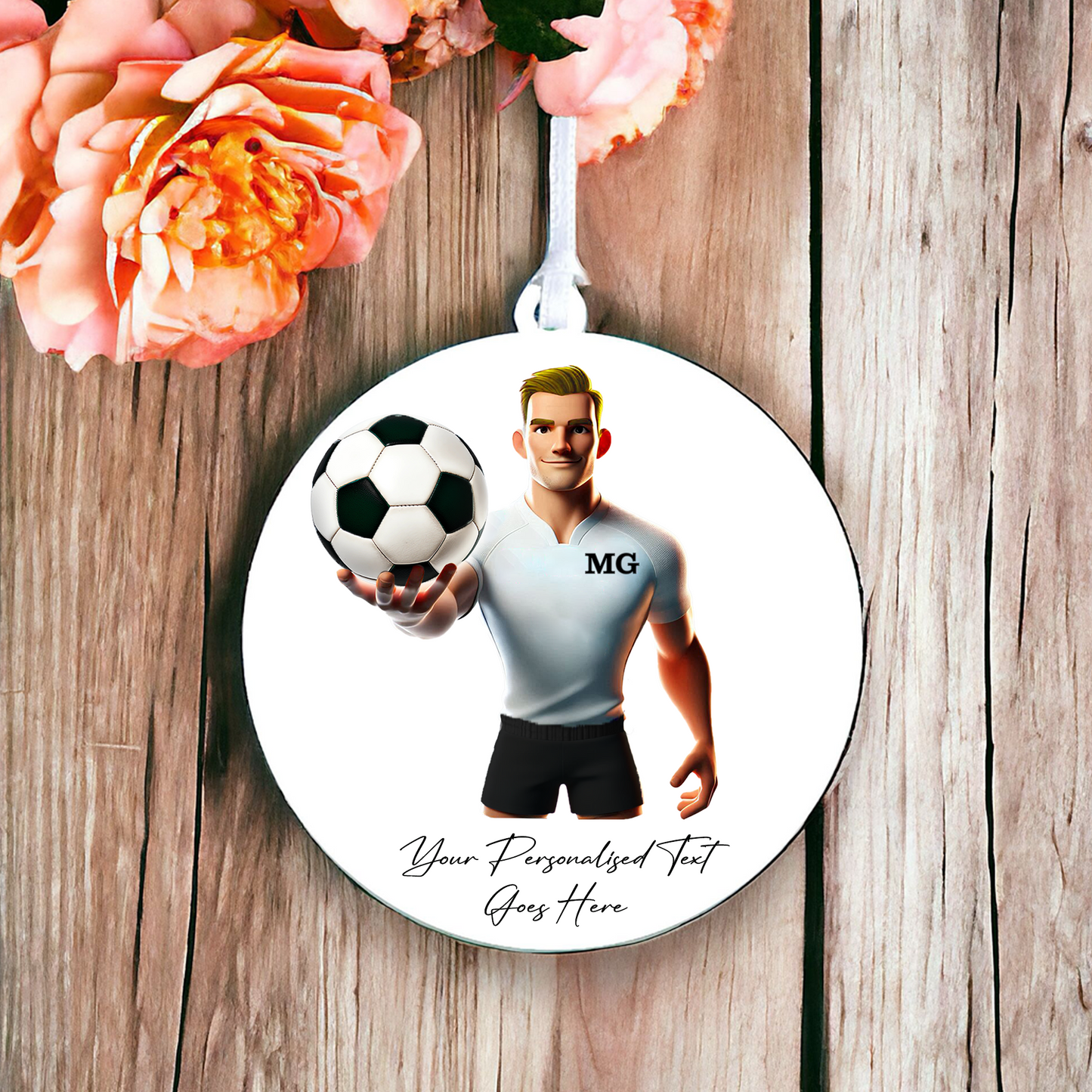 Personalised Football Team Shirt Creator - Hanging Decoration