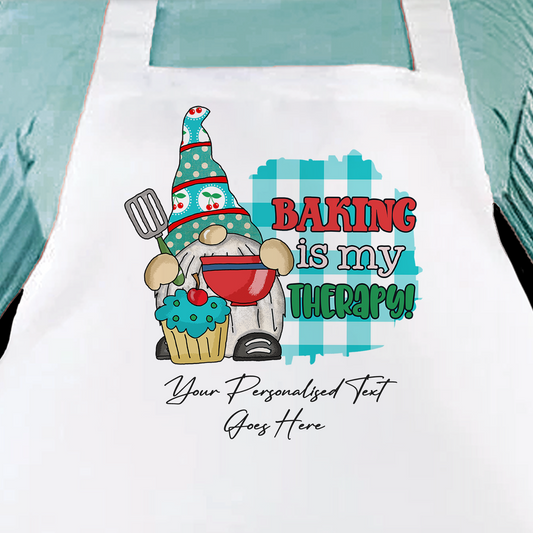 Personalised Baking Therapy Farmhouse Cooking Apron