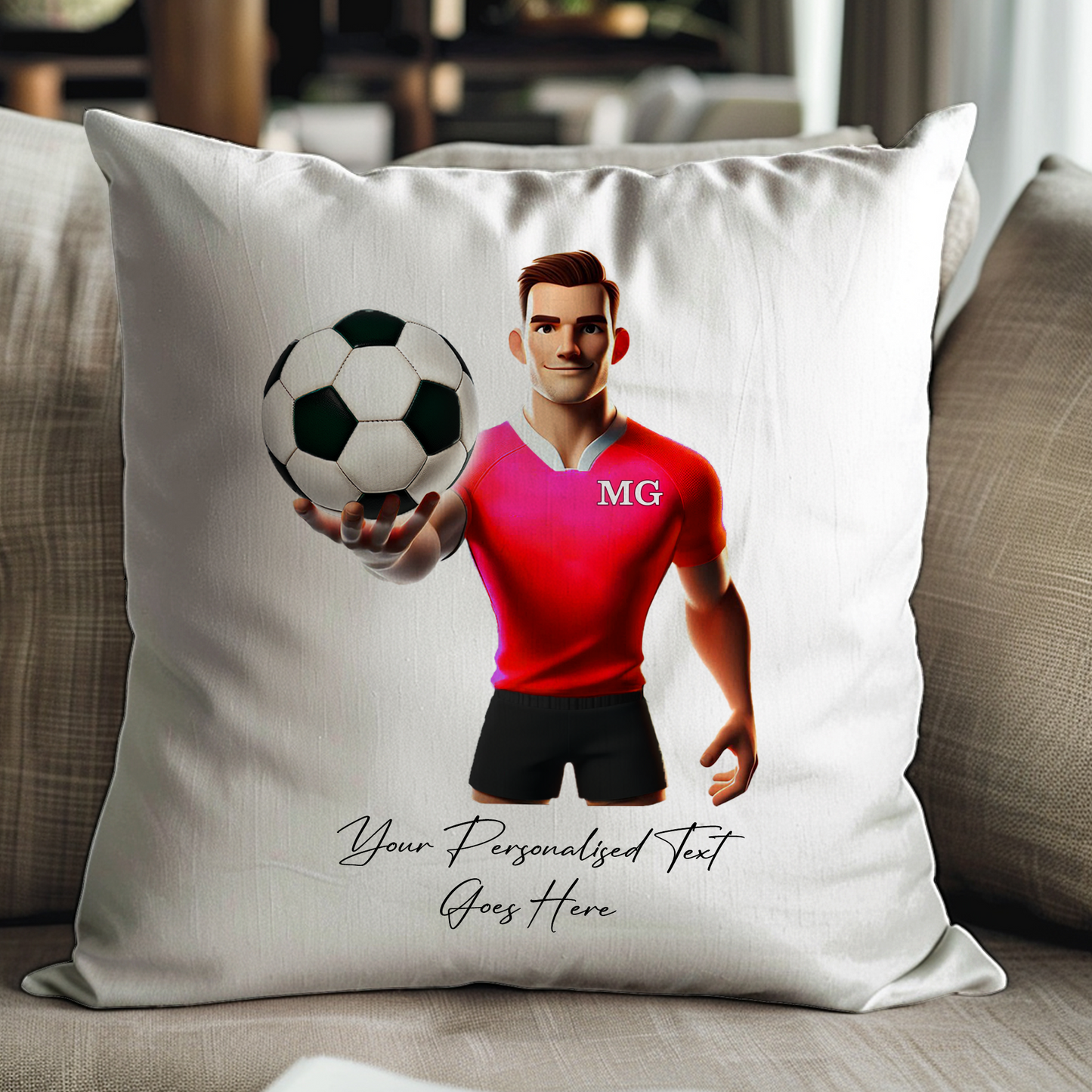 Personalised Football Team Shirt Creator - Cushion