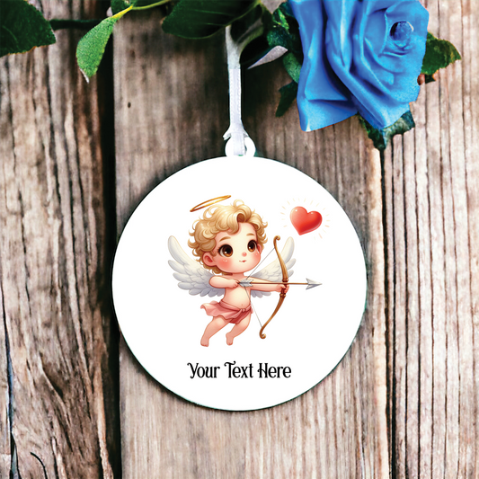 Personalised Cute Cupid Love Decoration C