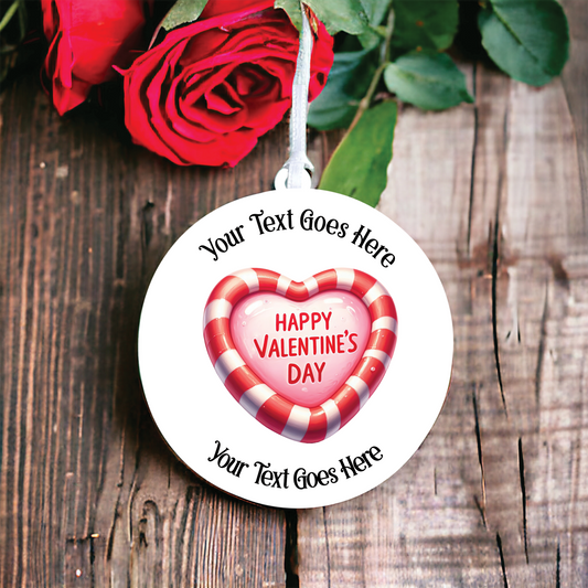 Personalised Cute Sweet Love Heart Decoration A