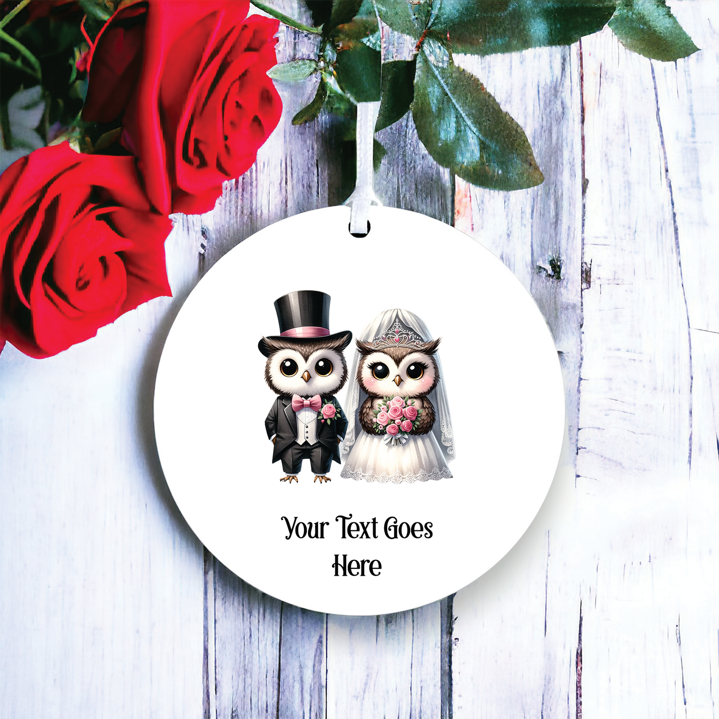 Personalised Owl Wedding Decoration