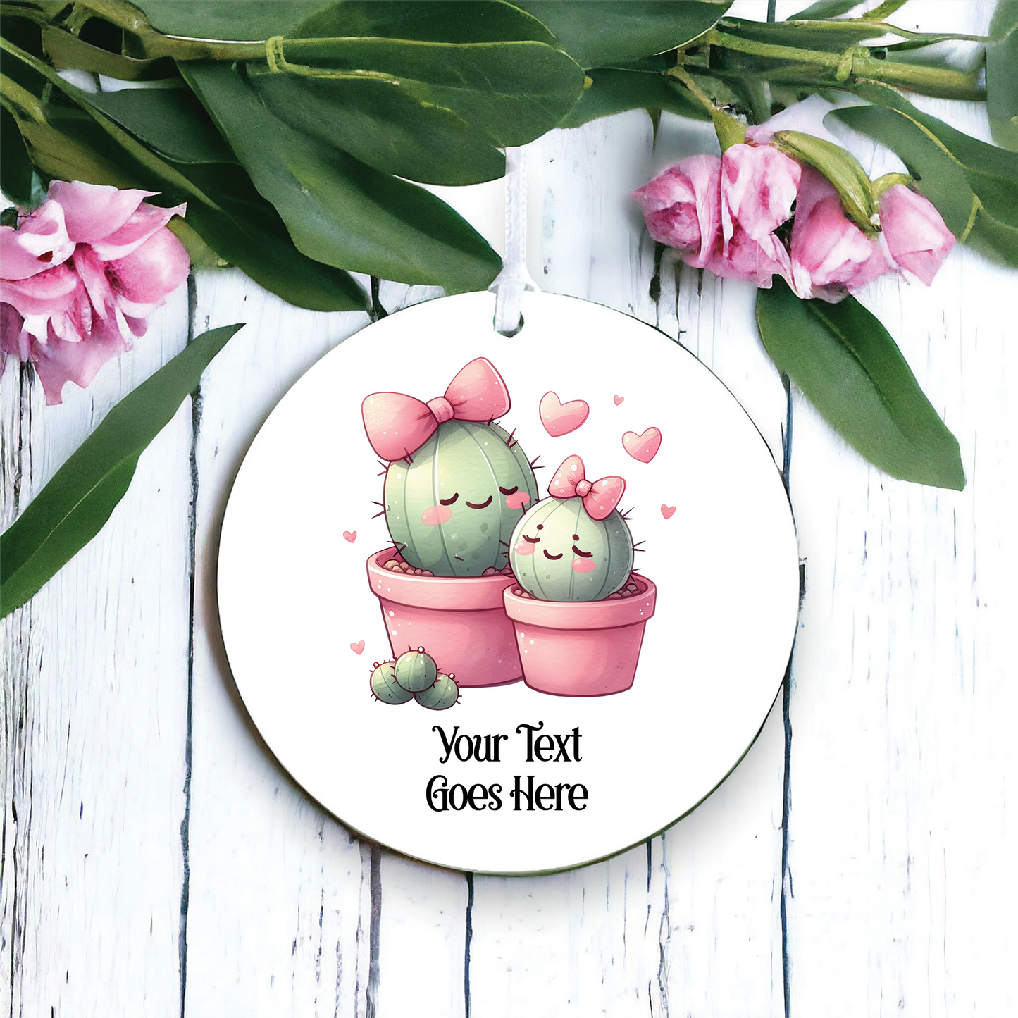 Personalised Cute Cactus Love - D