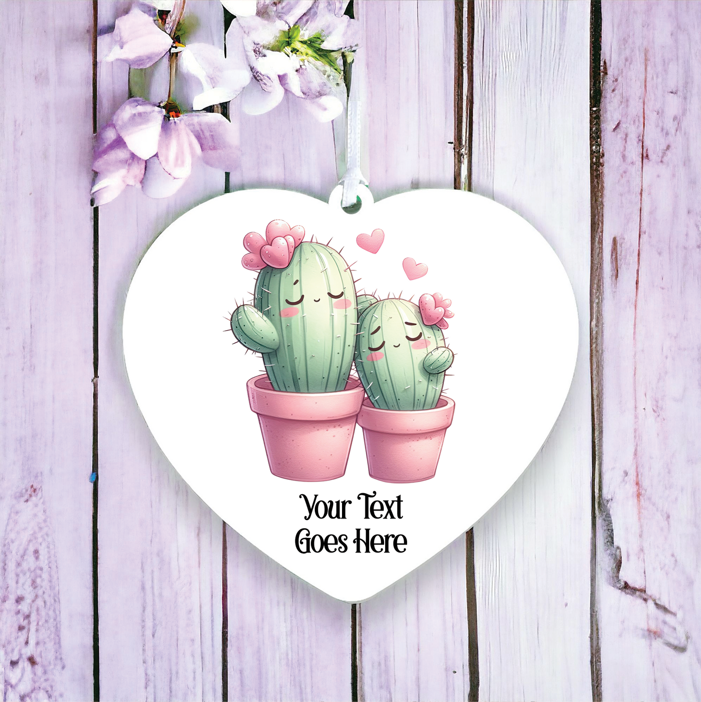 Personalised Cute Cactus Love - E