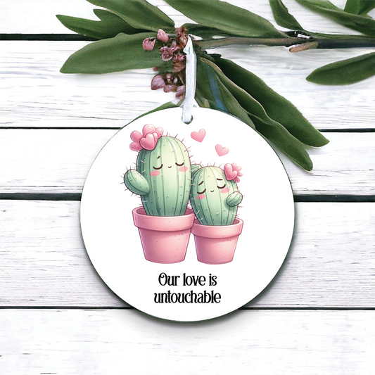 Personalised Cute Cactus Love - E