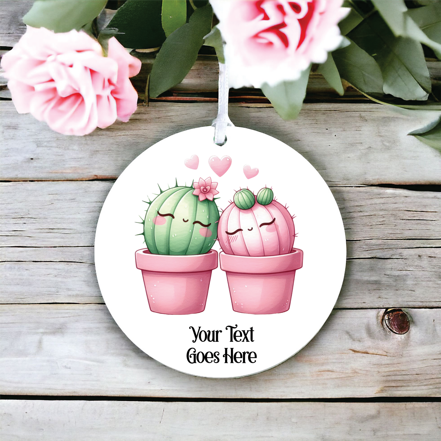 Personalised Cute Cactus Love - H