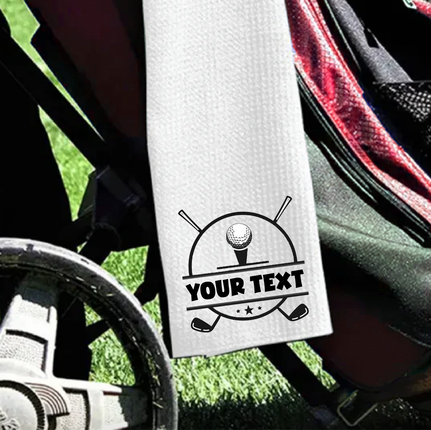 Personalised Golf Clubs - Gift Golf Towel