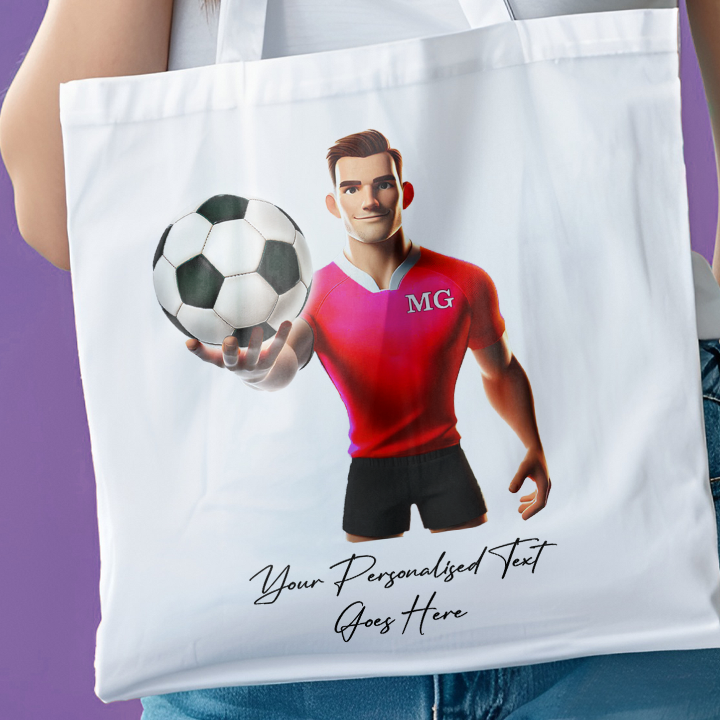 Personalised Football Team Shirt Creator - Tote Bag