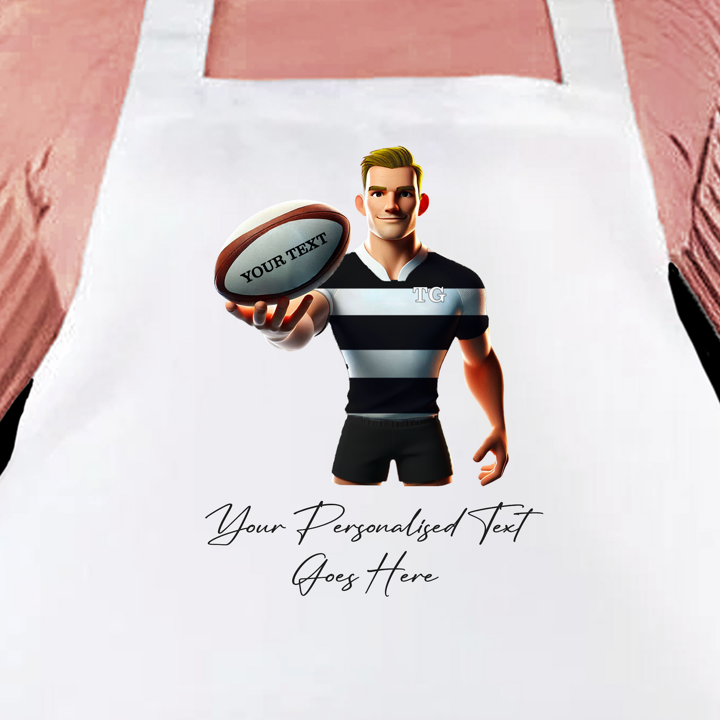 Personalised Rugby Team Shirt Creator - Apron