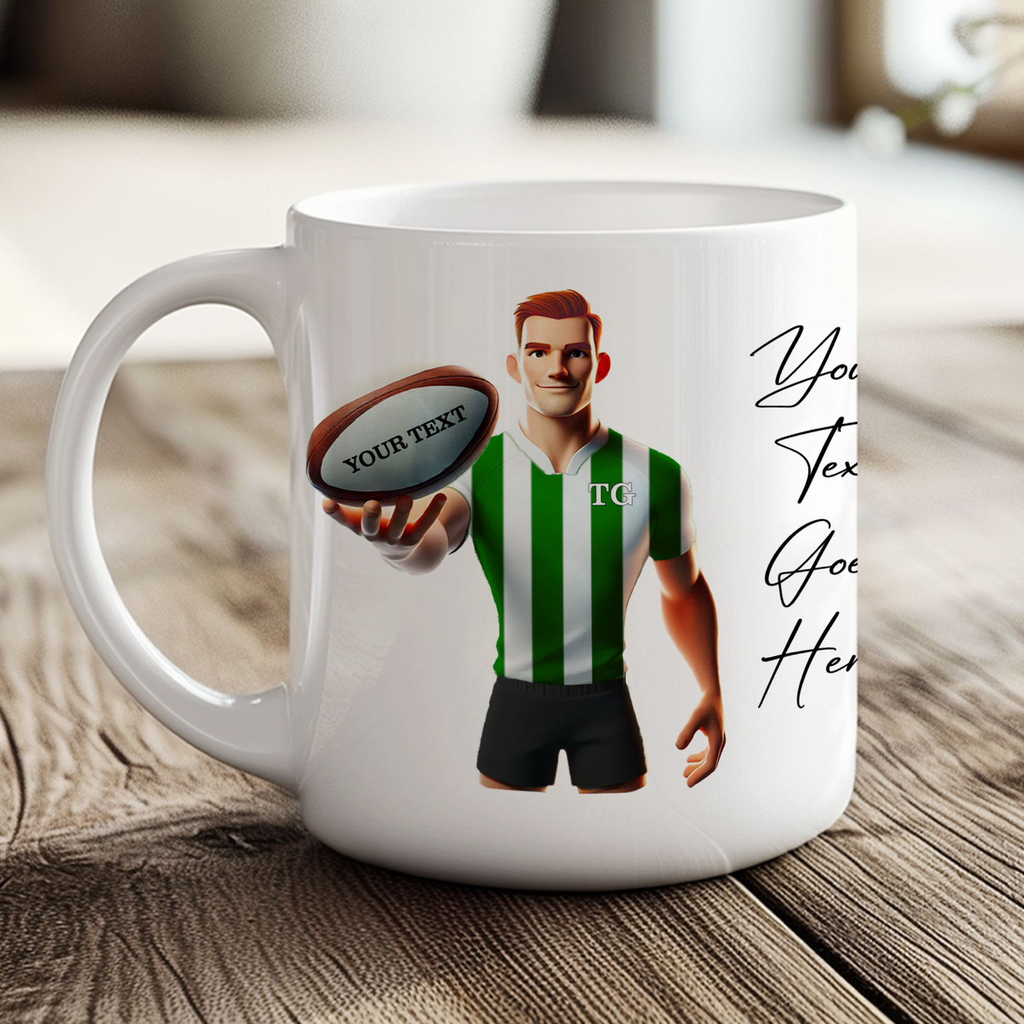 Personalised Rugby Team Shirt Creator - Mug