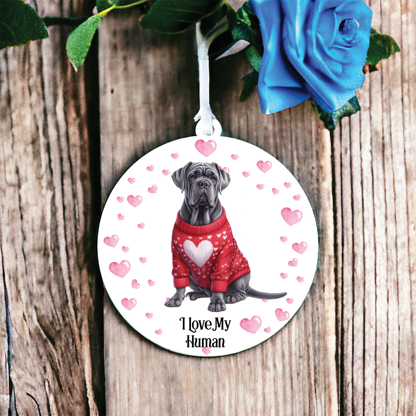 Personalised Cane Corso Love Decoration