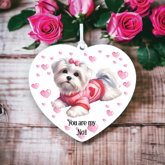 Personalised Maltese Love Decoration