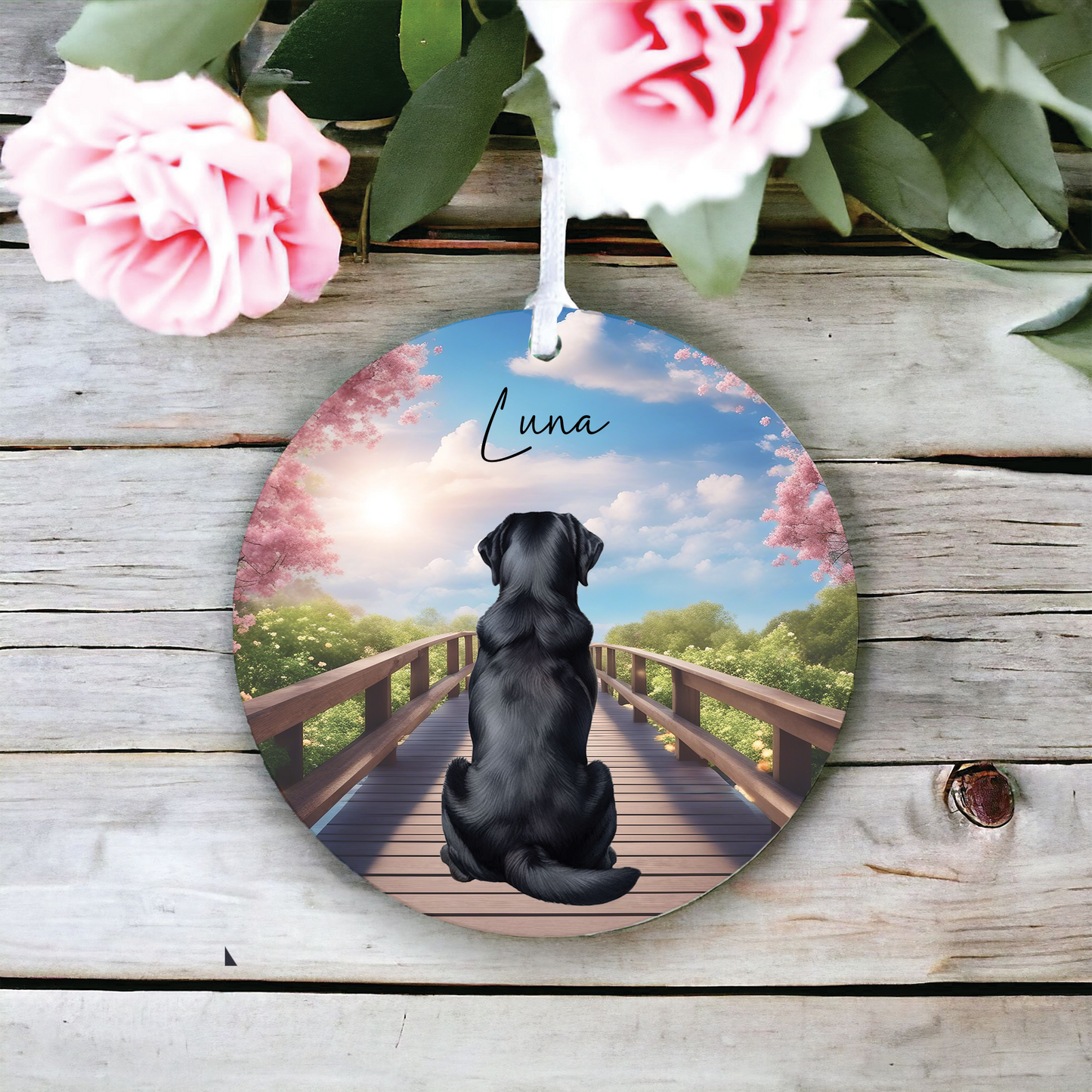 Black Labrador memorial gift