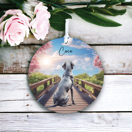 Weimaraner memorial gift