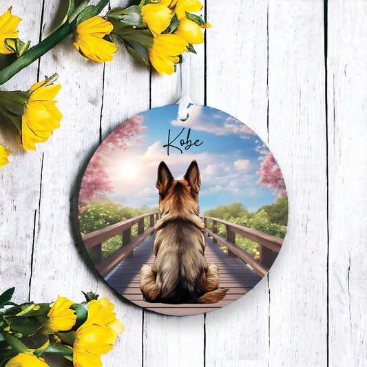 German Shepard memorail gift