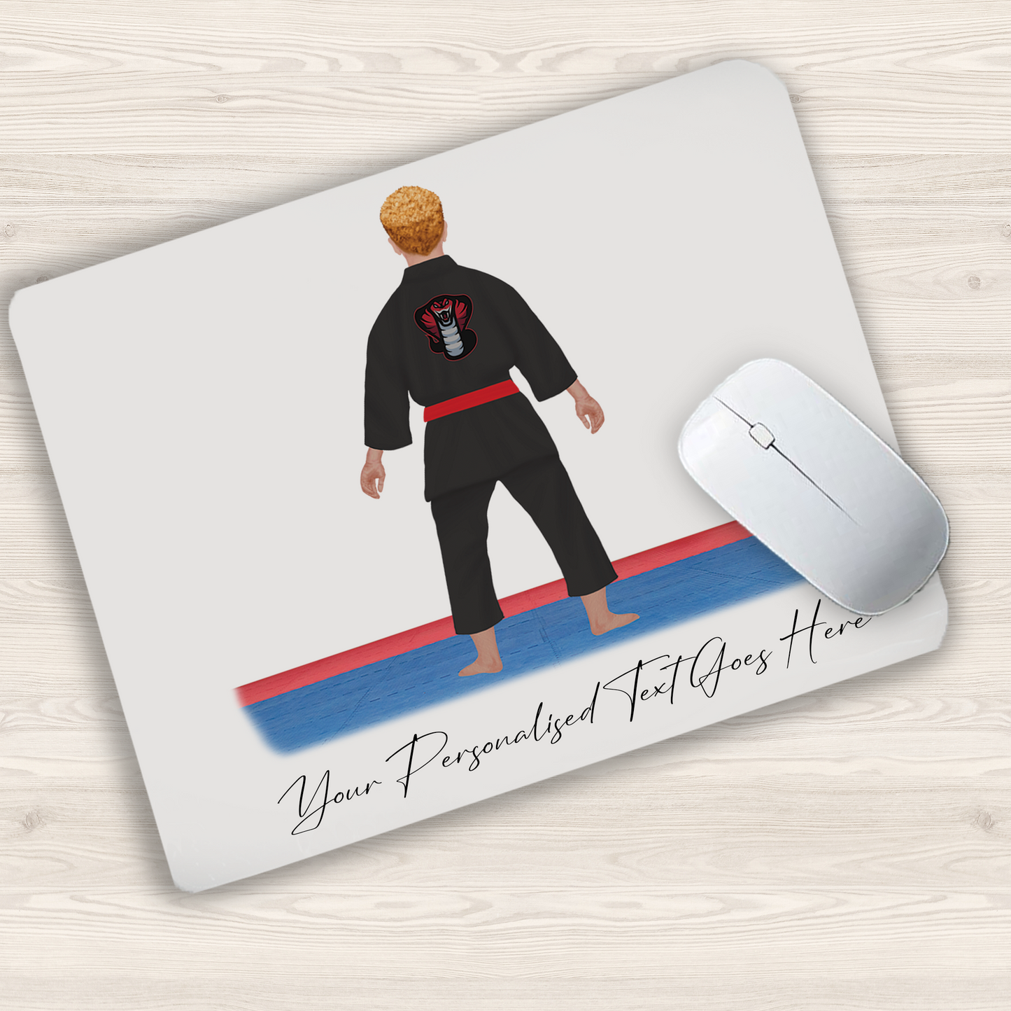 Personalised Karate, Judo, Ju Jitsu, Taekwondo Martial Arts Gi Creator - Mouse Mat