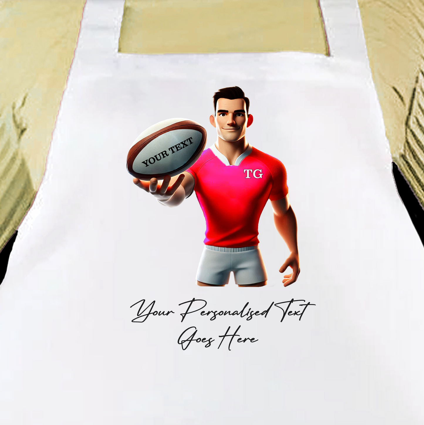 Personalised Rugby Team Shirt Creator - Apron