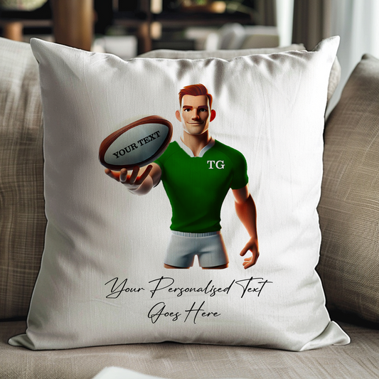 Personalised Rugby Team Shirt Creator - Cushion