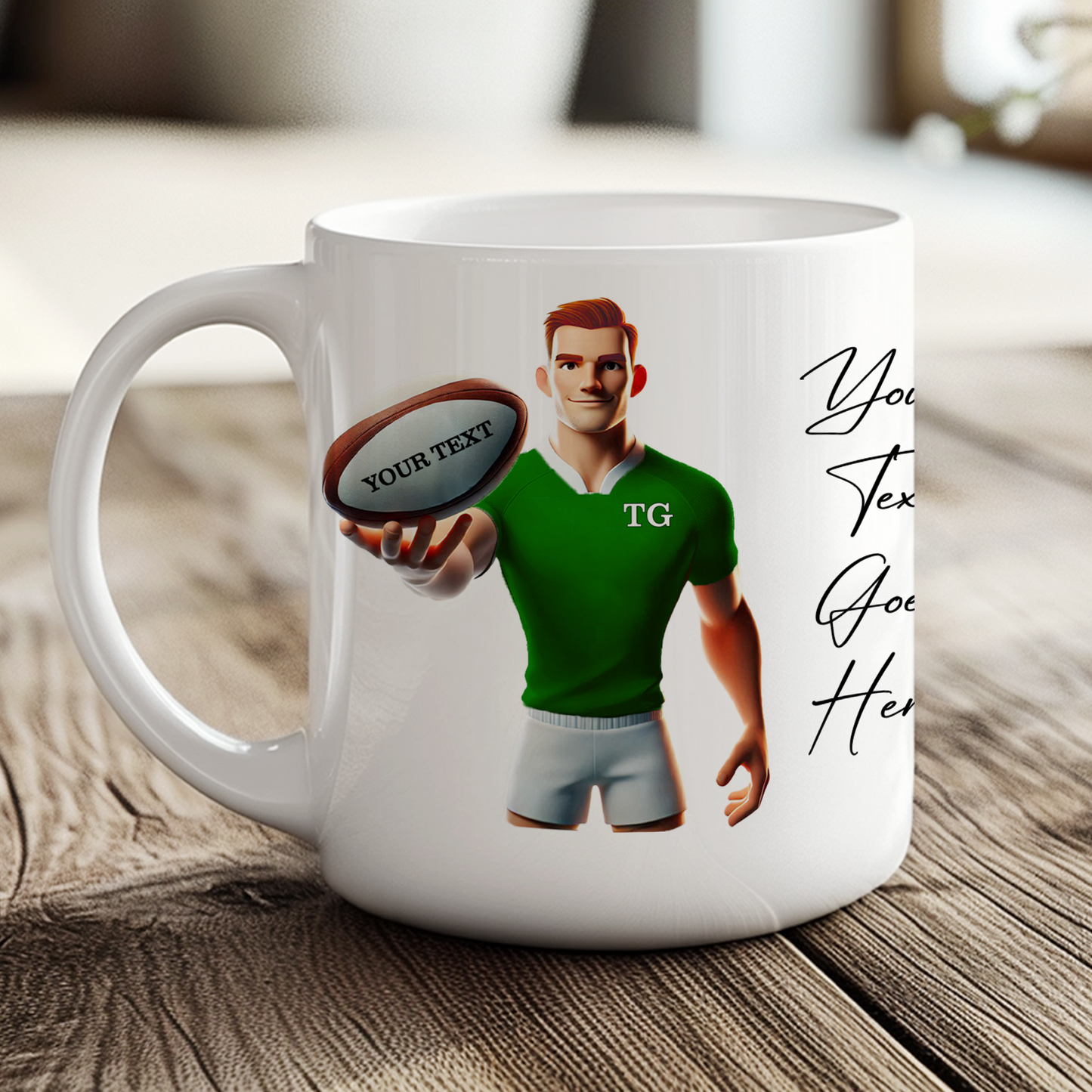 Personalised Rugby Team Shirt Creator - Mug