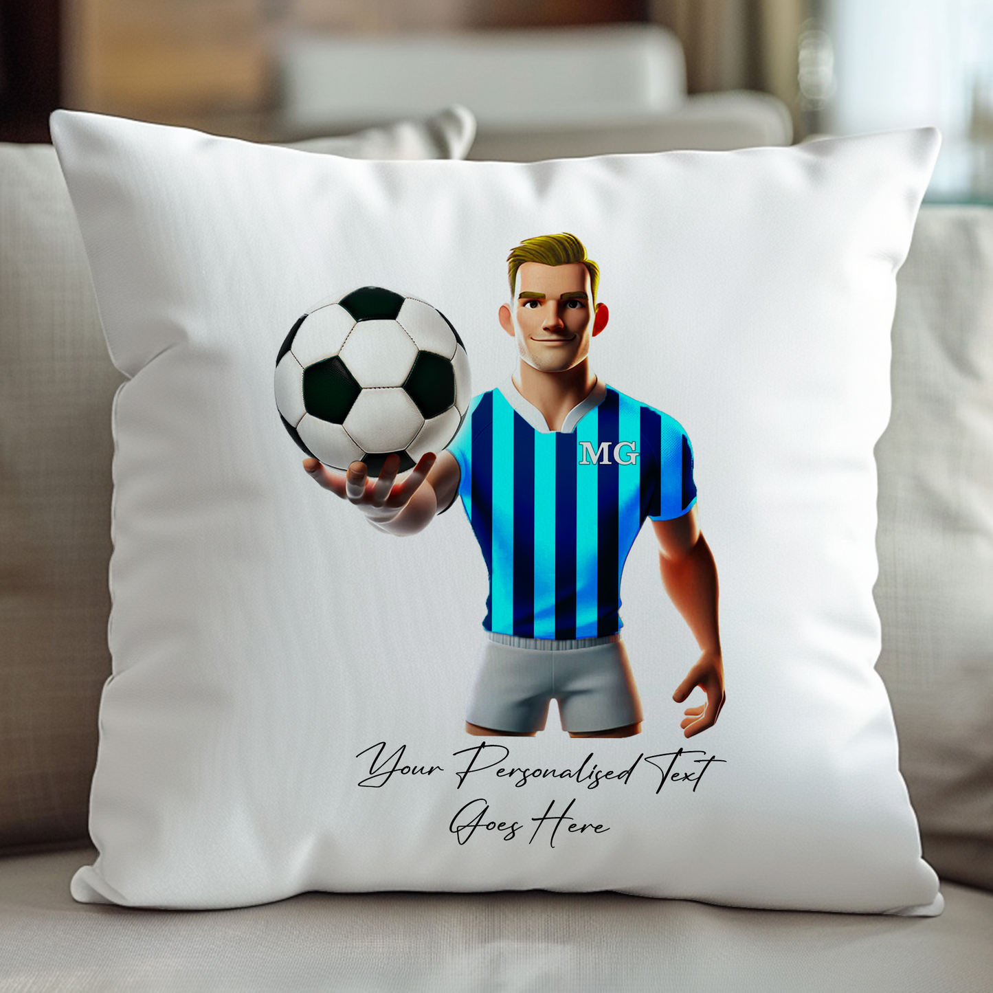 Personalised Football Team Shirt Creator - Cushion