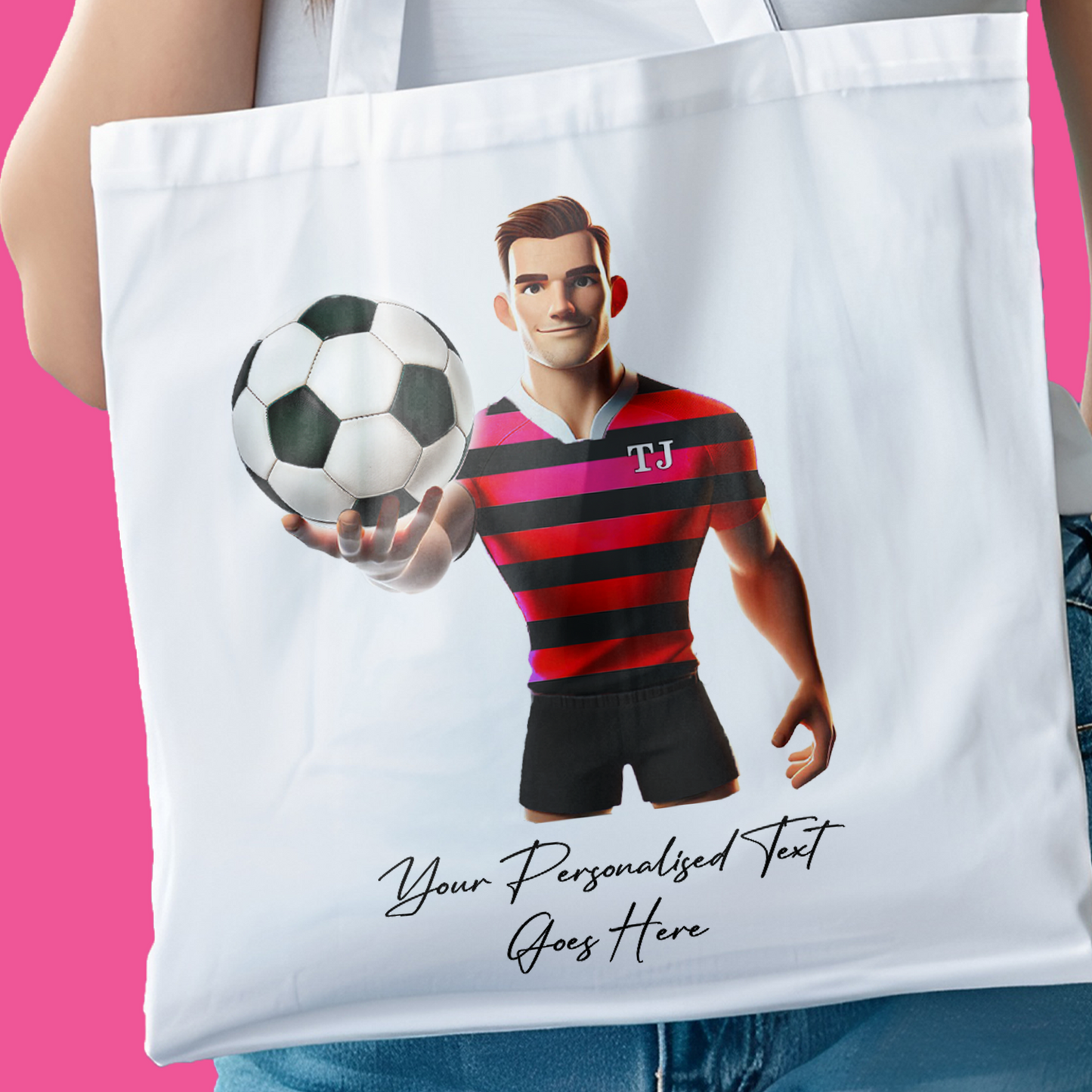 Personalised Football Team Shirt Creator - Tote Bag