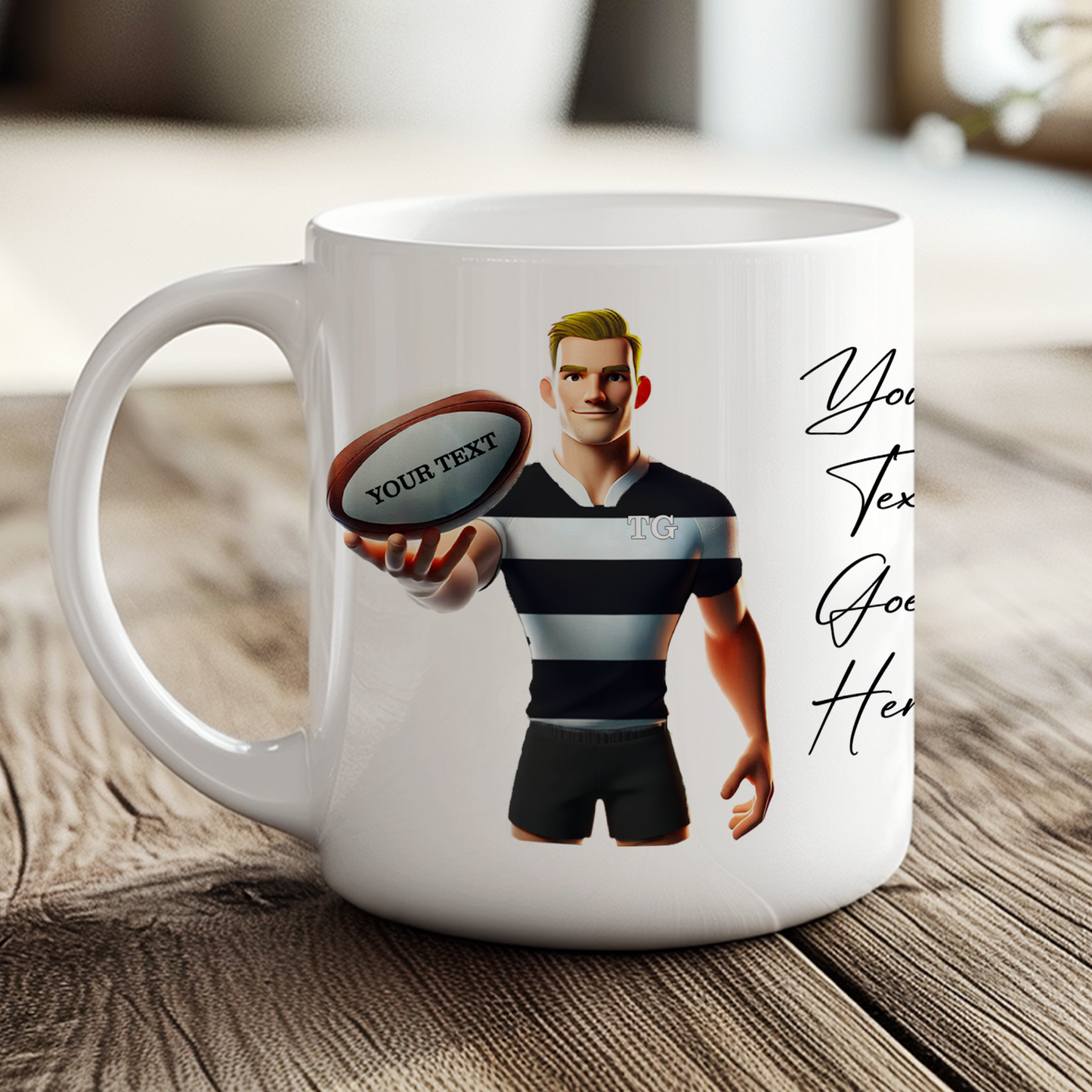 Personalised Rugby Team Shirt Creator - Mug