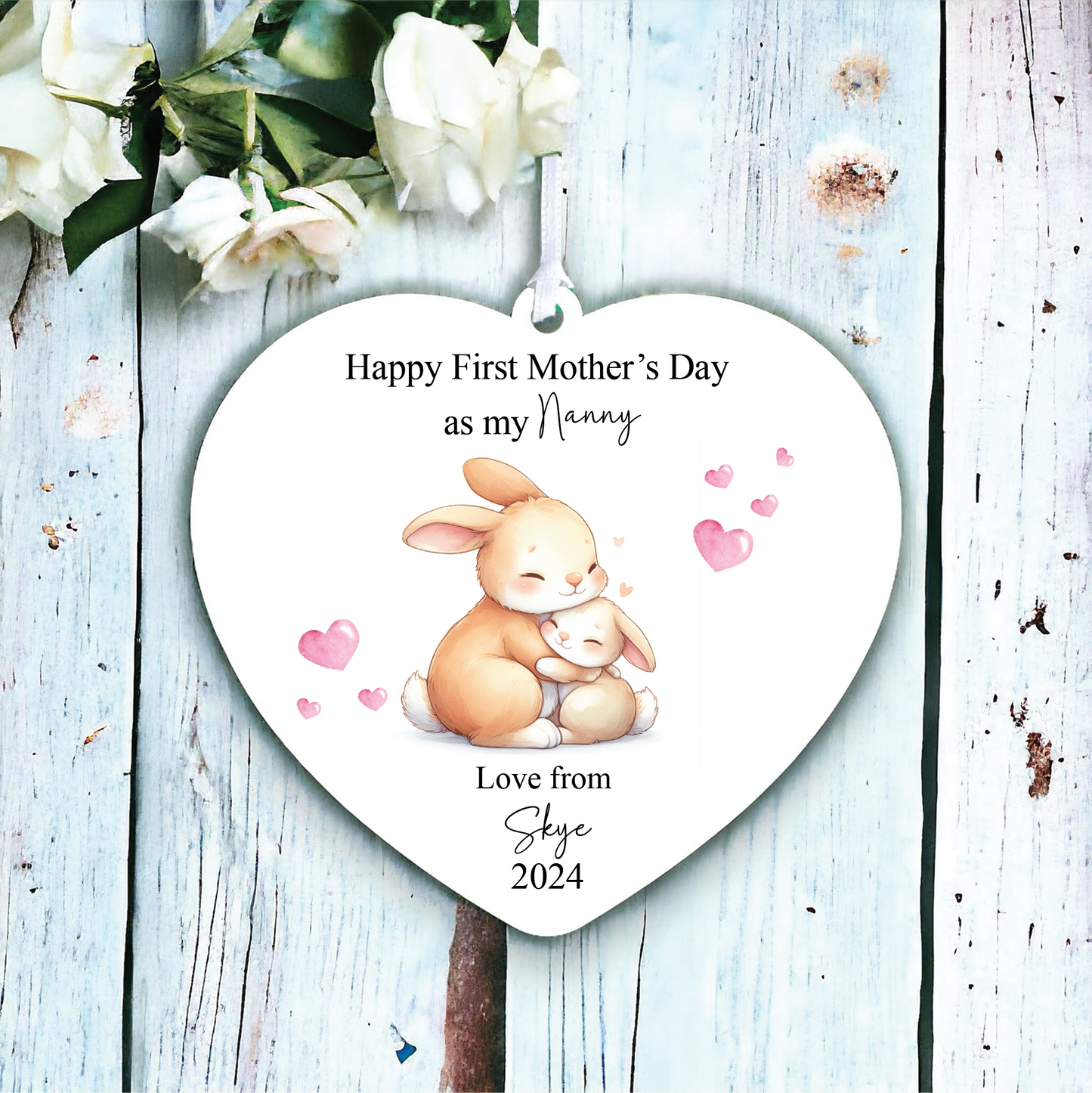 Personalised Rabbit First Mother's Day Gift