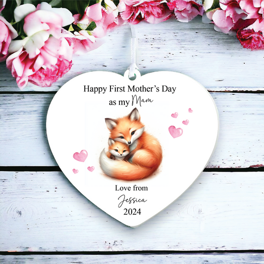 Personalised Fox First Mother's Day Gift