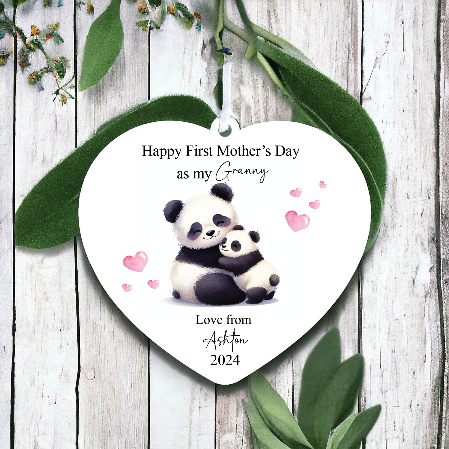 Personalised Panda First Mother's Day Gift