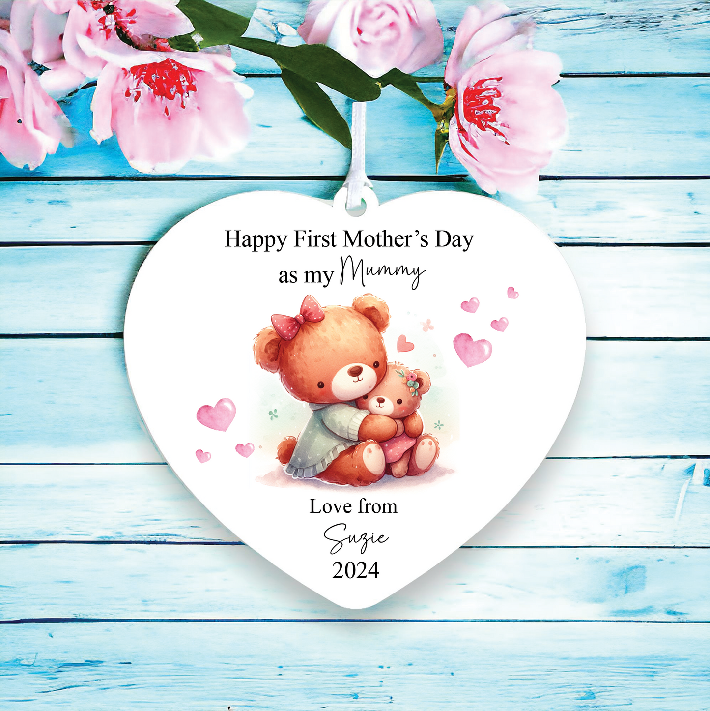 Personalised Teddy Bear First Mother's Day Gift