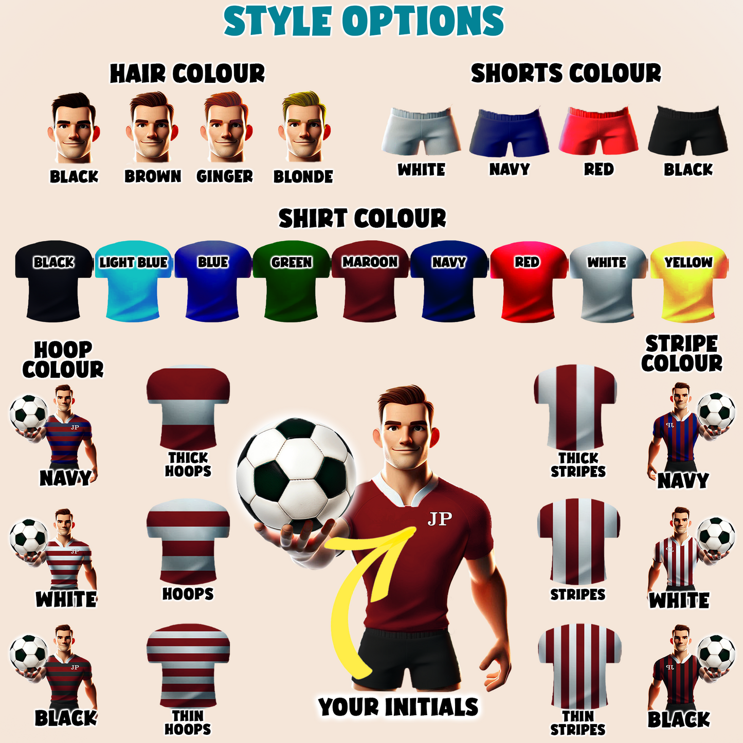 Personalised Football Team Shirt Creator - Apron