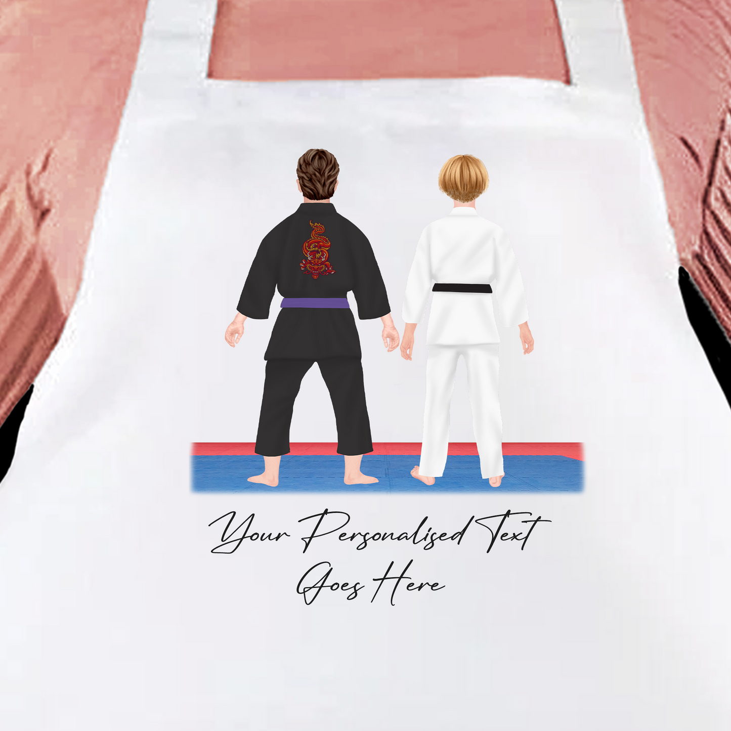 Personalised Karate, Judo, Ju Jitsu, Taekwondo Martial Arts Gi Creator - Apron - 2 People