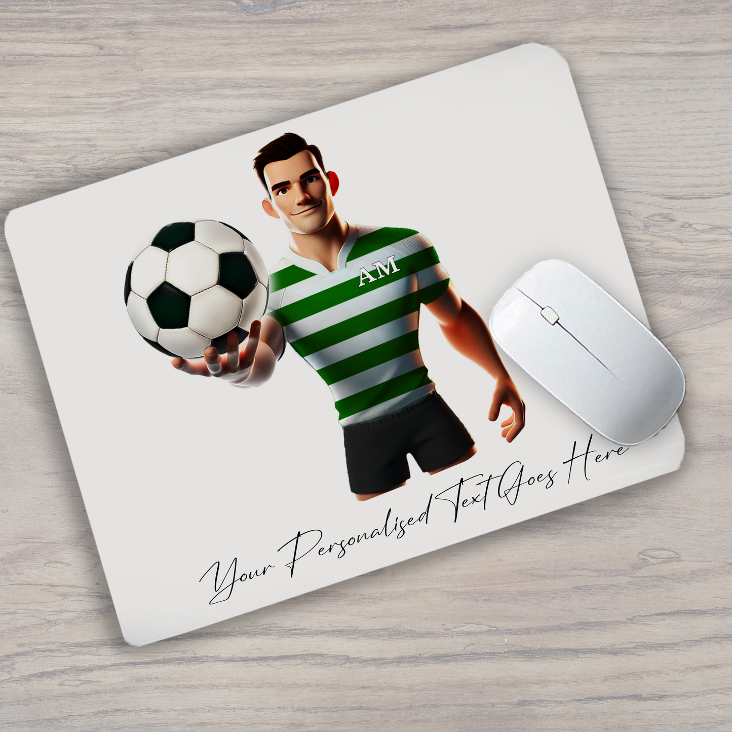 Personalised Football Team Shirt Creator - Mouse Mat