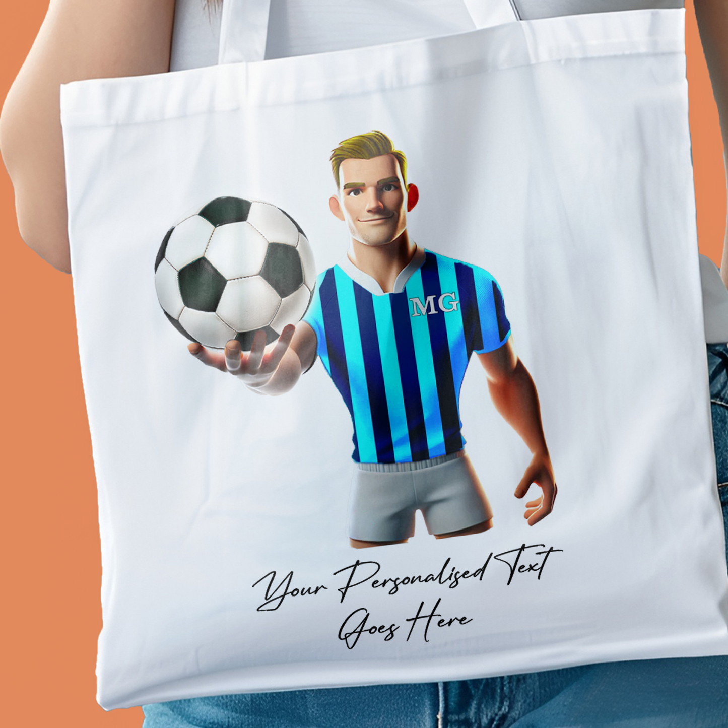 Personalised Football Team Shirt Creator - Tote Bag