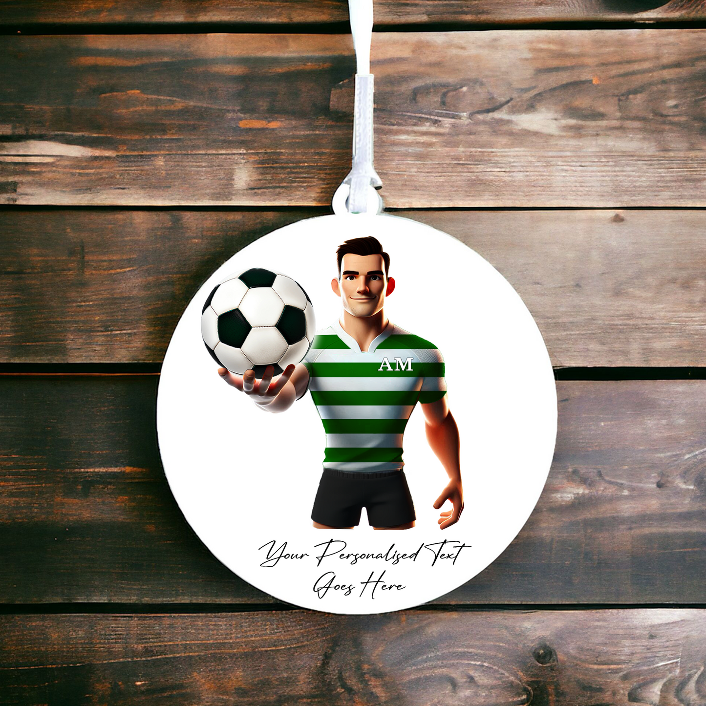 Personalised Football Team Shirt Creator - Hanging Decoration