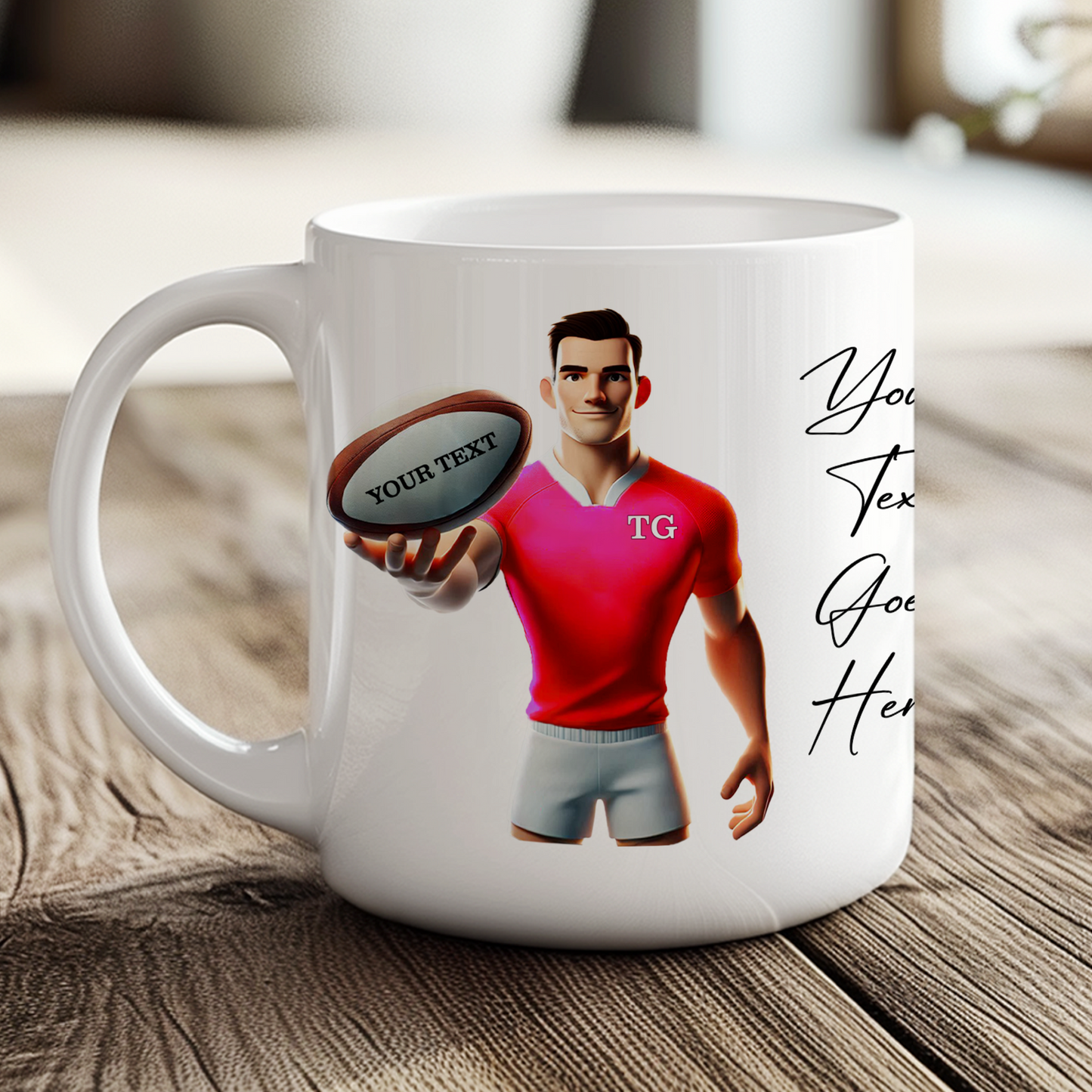 Personalised Rugby Team Shirt Creator - Mug