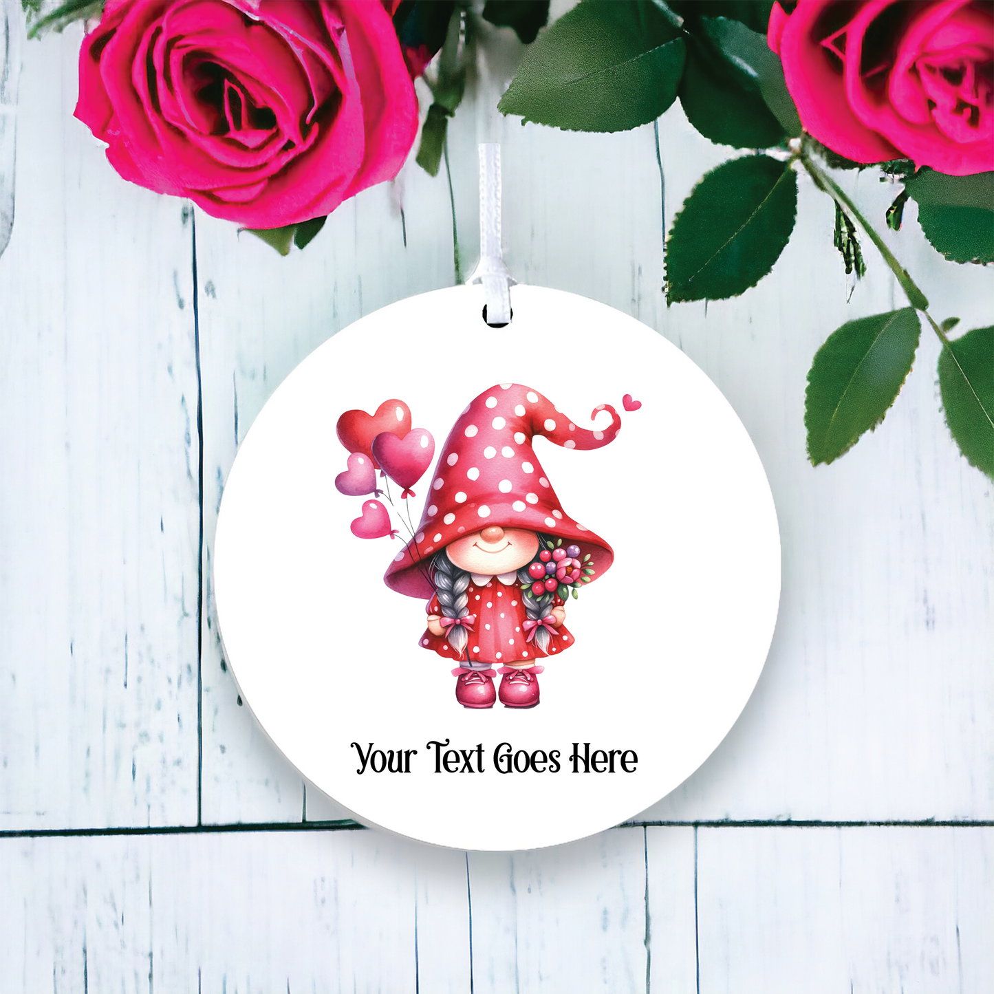 Personalised Gonk Gnome Hanging Decoration