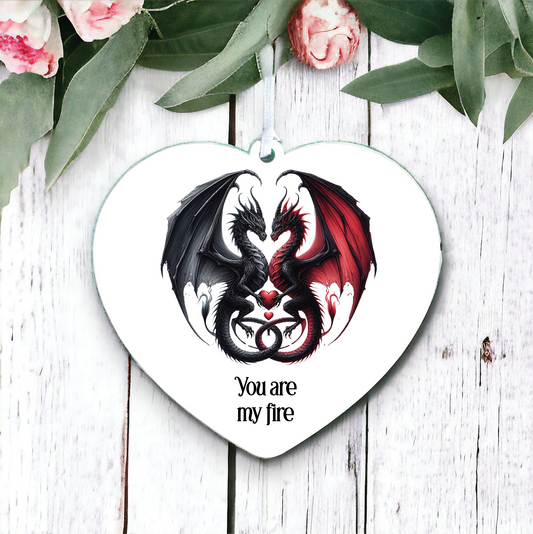 Personalised Gothic Dragons Love Decoration