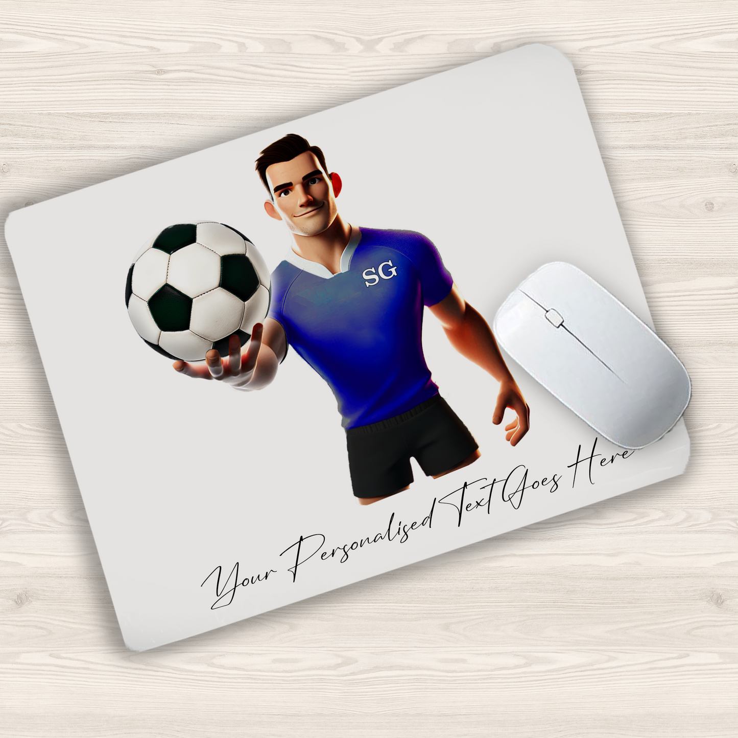 Personalised Football Team Shirt Creator - Mouse Mat