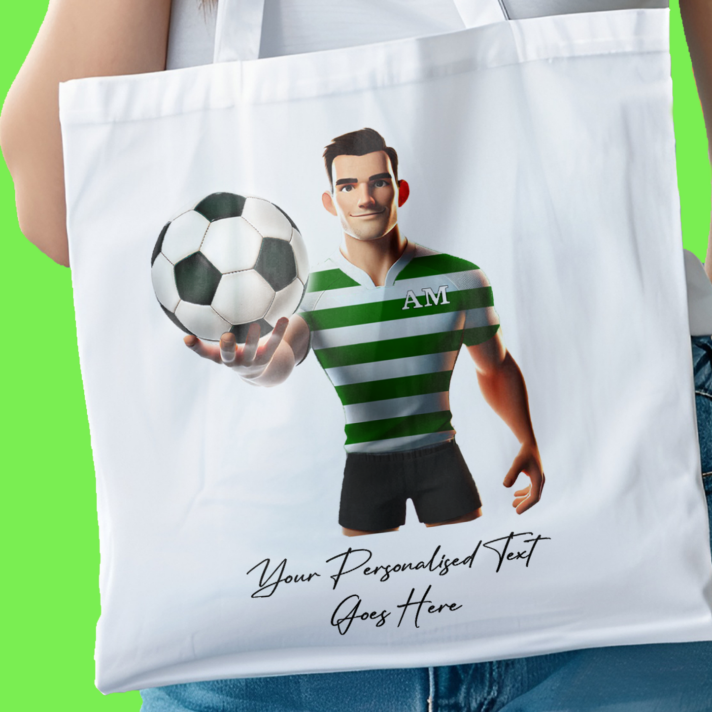 Personalised Football Team Shirt Creator - Tote Bag