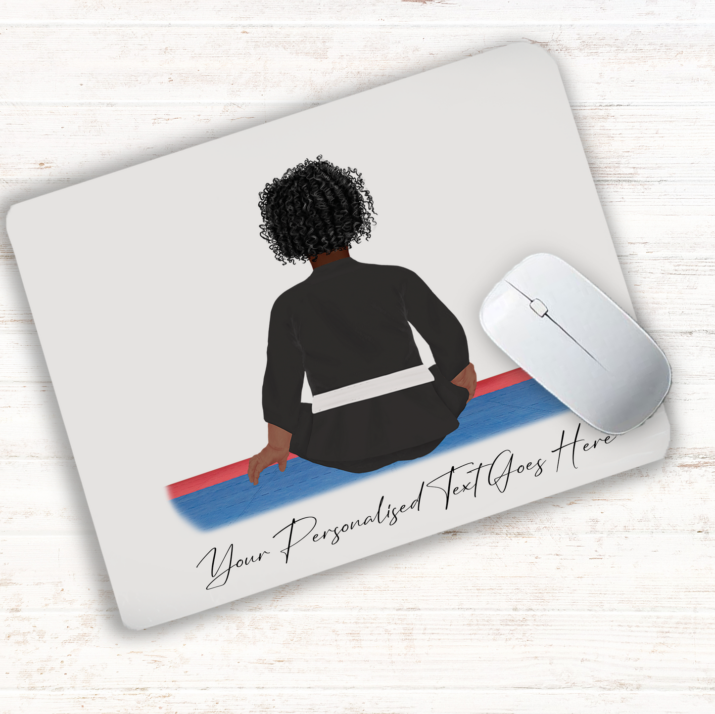 Personalised Karate, Judo, Ju Jitsu, Taekwondo Martial Arts Gi Creator - Mouse Mat