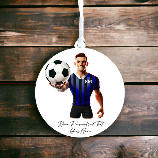 Personalised Football Team Shirt Creator - Hanging Decoration