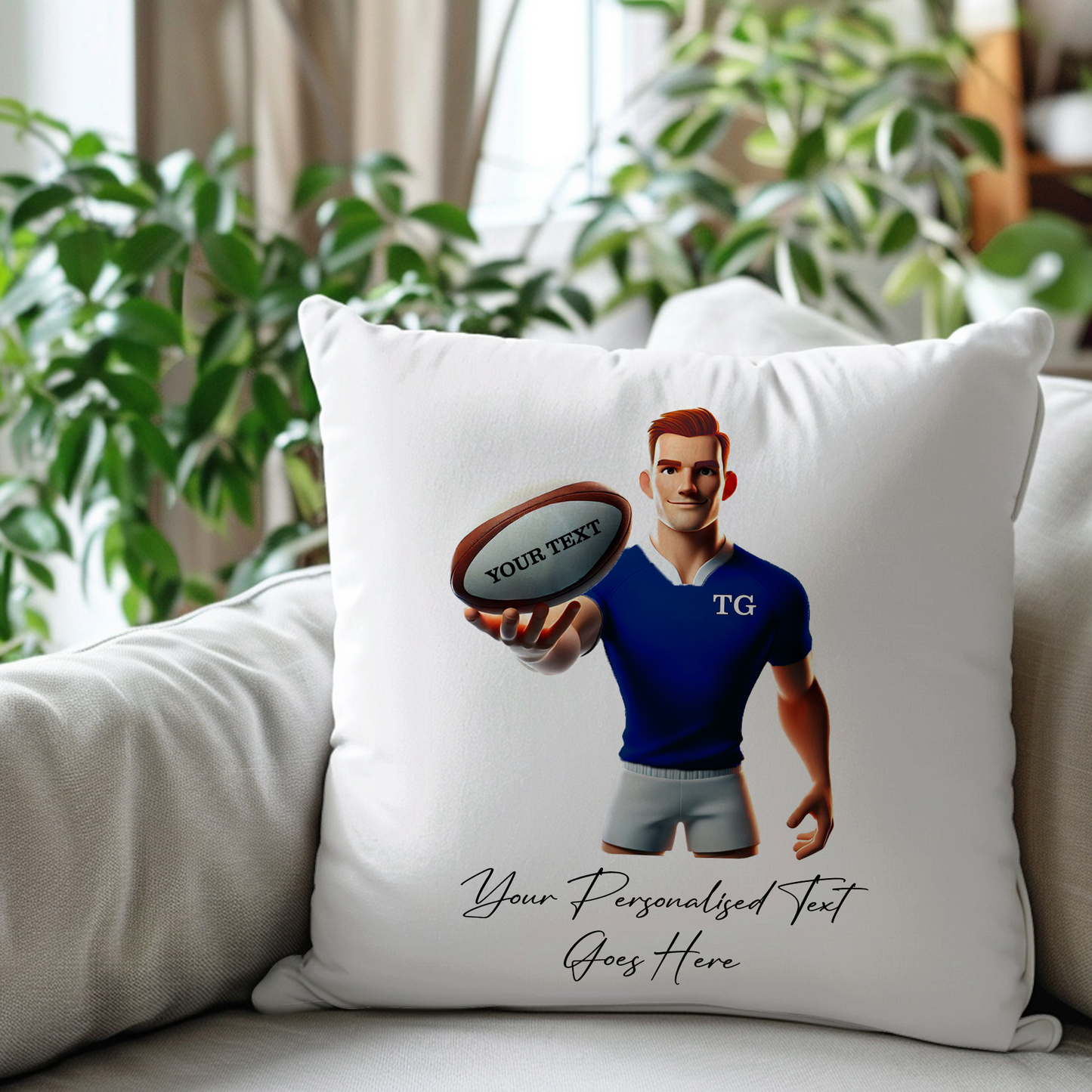 Personalised Rugby Team Shirt Creator - Cushion